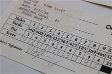 Mickelson, Faldo, Daly & (7) others Signed 1993, 1998-99 Nissan LA Open Official Scorecards