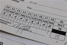 Mickelson, Faldo, Daly & (7) others Signed 1993, 1998-99 Nissan LA Open Official Scorecards