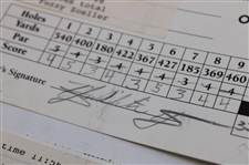 Mickelson, Faldo, Daly & (7) others Signed 1993, 1998-99 Nissan LA Open Official Scorecards