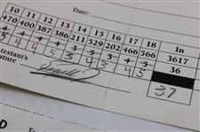 Mickelson, Faldo, Daly & (7) others Signed 1993, 1998-99 Nissan LA Open Official Scorecards