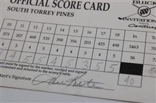 Azinger, Kite, Stadler & (7) others Signed 1999 Buick Invitational Official Scorecards