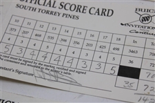 Azinger, Kite, Stadler & (7) others Signed 1999 Buick Invitational Official Scorecards