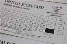 Azinger, Kite, Stadler & (7) others Signed 1999 Buick Invitational Official Scorecards