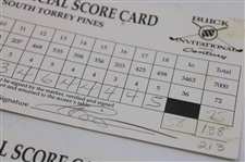 Azinger, Kite, Stadler & (7) others Signed 1999 Buick Invitational Official Scorecards
