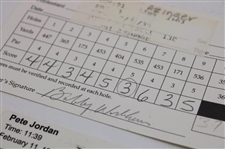 Azinger, Kite, Stadler & (7) others Signed 1999 Buick Invitational Official Scorecards