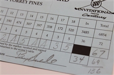 Crenshaw, Duval & Calcavecchia & (7) others Signed 1998 & 1999 Buick Invitational Official Scorecards