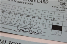 Crenshaw, Duval & Calcavecchia & (7) others Signed 1998 & 1999 Buick Invitational Official Scorecards