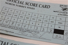 Crenshaw, Duval & Calcavecchia & (7) others Signed 1998 & 1999 Buick Invitational Official Scorecards