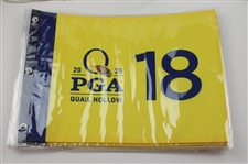 Five (5) 2025 PGA Championship at Quail Hollow Flags