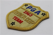 1963 Ryder Cup Team Bullion Patch - Commemorative