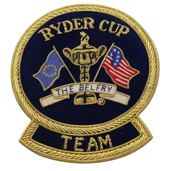 1993 Ryder Cup at The Belfry Team Bullion Team Patch - Commemorative