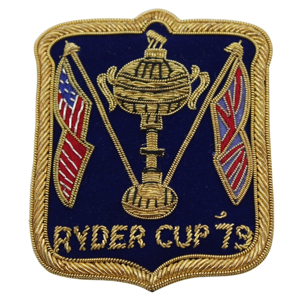 1979 Ryder Cup Bullion Patch - Commemorative