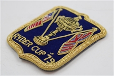 1979 Ryder Cup Bullion Patch - Commemorative