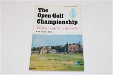 1970 The OPEN Championship Official Program w/Two(2) Pairing Sheets - Nicklaus Win