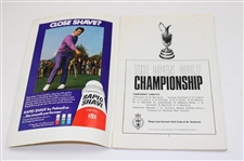 1970 The OPEN Championship Official Program w/Two(2) Pairing Sheets - Nicklaus Win