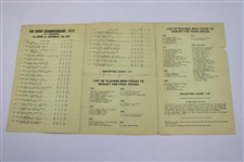 1970 The OPEN Championship Official Program w/Two(2) Pairing Sheets - Nicklaus Win
