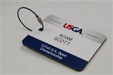 Adam Scott's 2021 US Open at Torrey Pines Player Bag Tag