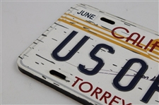 Champion Jon Rahm Signed 2021 US OPEN California Torrey Pines License Plate JSA ALOA
