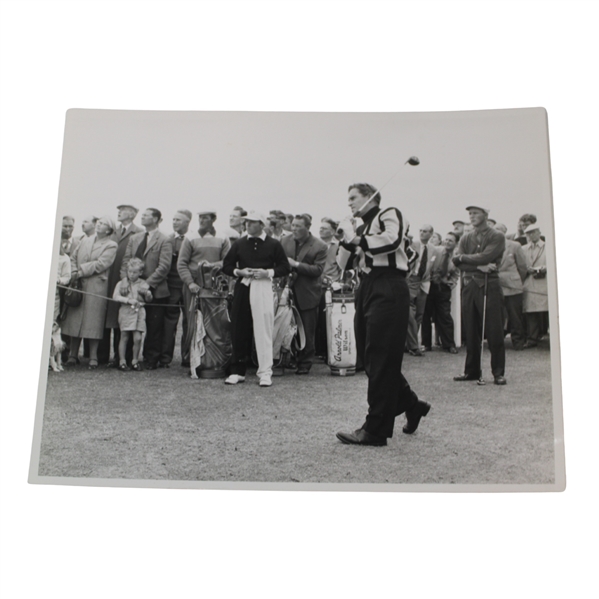 Palmer, Player & Stranahan at 1960 Open Championship B&W Photo