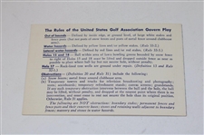 Julius Boros Signed 1963 US Open at The Country Club Official Scorecard JSA ALOA