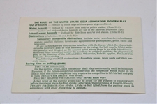 1967 US Open at Baltusrol Golf Club Official Scorecard - Jack Nicklaus Winner
