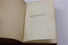 1912 'The New Book Of Golf' by Horace Hutchinson