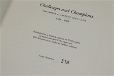1998 'Challenges And Champions The Royal & Ancient Golf Club' Ltd Ed 318/1750 Book 1754-1883