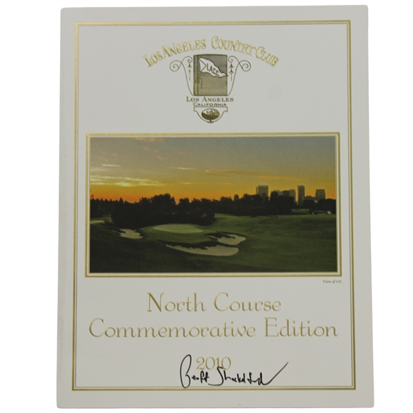 2010 Los Angeles CC North Course Comm. Edition Information Booklet Signed by Geoff Shackleford