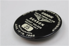 1955 US Open at Olympic Club Caddie Badge - Ben Hogan Jack Fleck