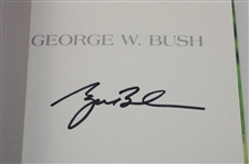 George W. Bush Signed 2010 1st Ed 'Decision Points' JSA ALOA