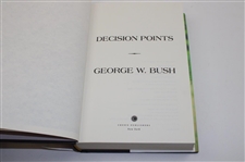 George W. Bush Signed 2010 1st Ed 'Decision Points' JSA ALOA