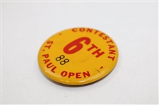 Denny Shute’s 1935 St. Paul Open Contestant Badge # 88