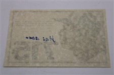 Hank Aaron Signed 715th Home Run Attendance Certificate JSA ALOA