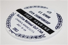 Ryder Cupper Fred Hawkins' 1983 US Senior Open at Hazeltine GC Bag Tag