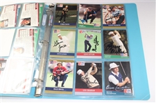 Thirty Nine (39) Signed PGA Pro Set Cards (Casper, Stewart, Floyd & Others) & (5) Unsigned (Nicklaus & Others)