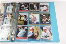 Thirty Nine (39) Signed PGA Pro Set Cards (Casper, Stewart, Floyd & Others) & (5) Unsigned (Nicklaus & Others)