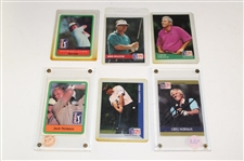 Thirty Nine (39) Signed PGA Pro Set Cards (Casper, Stewart, Floyd & Others) & (5) Unsigned (Nicklaus & Others)