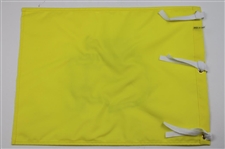 Lee Elder Signed 2021 Masters Tournament Embroidered Flag BAS #BB49248