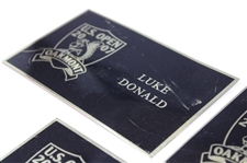 Bubba Watson, Luke Donald & Rory Sabbatini 2007 US Open at Oakmont Locker Nameplates