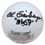 Al Geiberger Signed Mr 59 Scorecard Logo Golf Ball w/Mr. 59 JSA ALOA