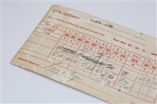 Gary Player Signed 1958 Western Open Official Scorecard