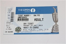 2013 Open Championship at Muirfield Wed-Fri Tickets