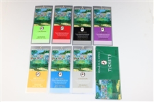 2002 US Open at Bethpage Black Full Ticket Set Minus Sunday w/Envelope - Tiger Win!
