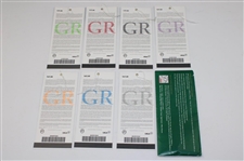 2002 US Open at Bethpage Black Full Ticket Set Minus Sunday w/Envelope - Tiger Win!