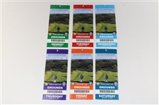 2007 PGA Championship at Southern Hills Ticket Set Minus Sunday - Tiger Win!