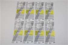 2006 US Open at Winged Foot Complete Ticket Set - Geoff Ogilvy Winner