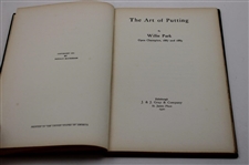 1921 'The Art Of Putting' by Willie Park