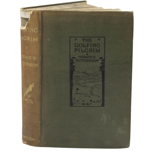 1897 The Golfing Pilgrim on Many Links 1st Ed Book by Horace Hutchinson