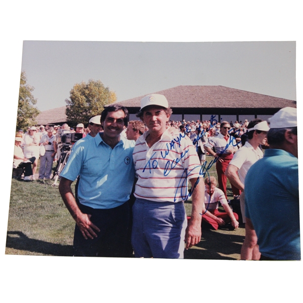 Seve Ballesteros Personalized 1987 Ryder Cup Original Photo JSA ALOA