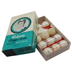 Dozen 1960 Wilson George Archer Medalist Golf Balls In Box